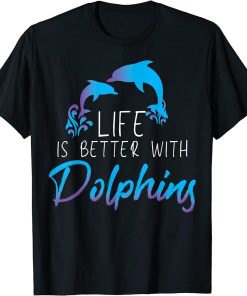 Inspiring Dolphin Enthusiasts Environmentalist Vintage Funny T-Shirt