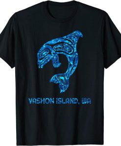 Vashon Island Washington Native American Orca Killer Whale T-Shirt