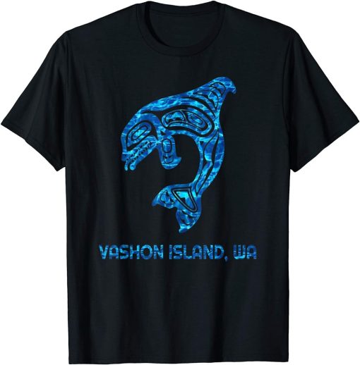 Vashon Island Washington Native American Orca Killer Whale T-Shirt