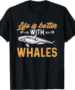 Funny Orca Lover Graphic for Women Men Kids Whale T-Shirt